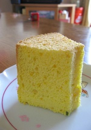 つぶつぶ感あるかぼちゃシフォン-レシピのメイン写真