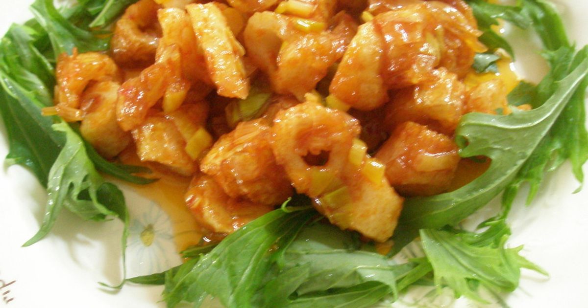 なんちゃって…♡エビチリ/ちくわチリ by キンプリ 【クックパッド