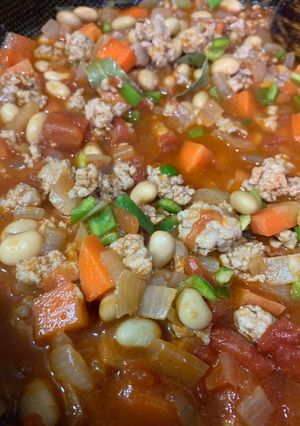 大豆チリコンカン　パルシステムレシピから-レシピのメイン写真