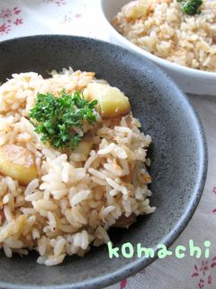新じゃがと鮭の炊き込みピラフ-レシピのメイン写真