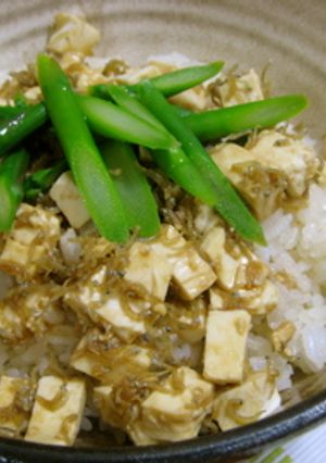☆夏にピッタリ！さっぱり豆腐じゃこ丼☆-レシピのメイン写真