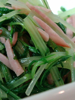 みず菜とハムのおひたし☆ごま油風味-レシピのメイン写真