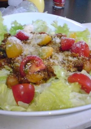 豆たっぷり辛めのタコライス-レシピのメイン写真