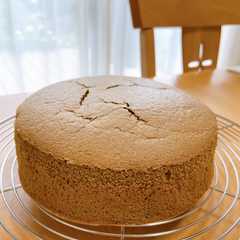 A picture of 米粉の珈琲スポンジケーキ.