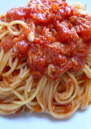 トマトとツナのパパッとパスタ♡-レシピのメイン写真