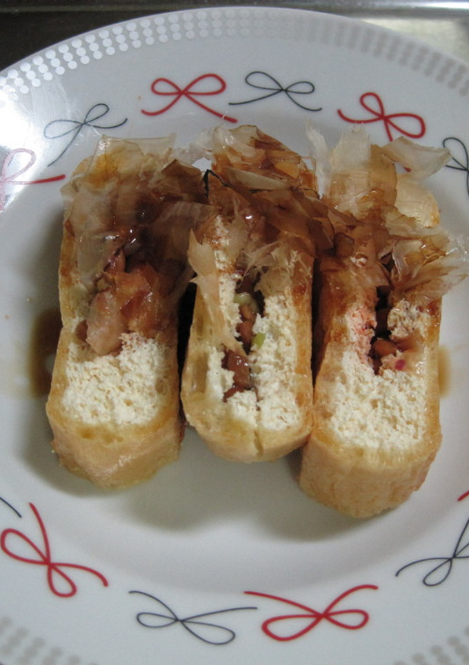 油揚げの納豆キムチはさみ焼き-レシピのメイン写真