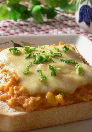❤　キム玉チーズトースト　❤-レシピのメイン写真