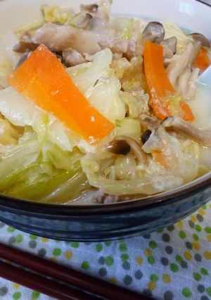 ☆がらスープであっさり豆乳ラーメン☆-レシピのメイン写真