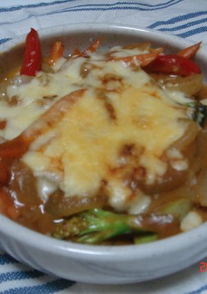 簡単～♪　鮭のカレーグラタン＾＾-レシピのメイン写真