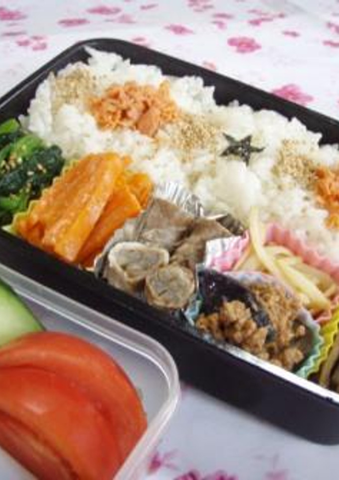 朝簡単なお弁当の冷凍おかず　５月２７日　-レシピのメイン写真