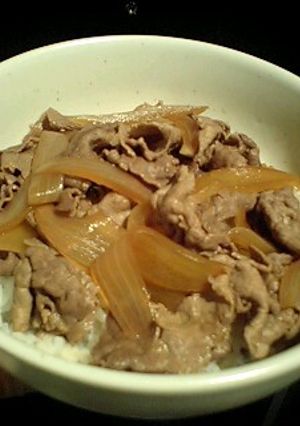 牛　　　　丼-レシピのメイン写真