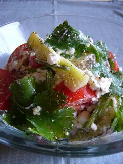 パクチー入り♪カッテージチーズサラダ☆-レシピのメイン写真