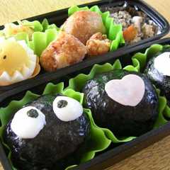旦那に捧げる♪まっくろくろすけ弁当♪-レシピのメイン写真