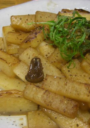 大根だけで！にんにくバター醤油炒め-レシピのメイン写真