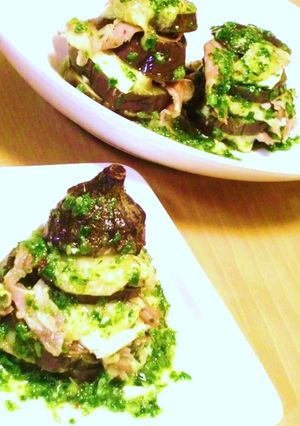 夏野菜☆茄子のミルフィーユ...♥仕立て-レシピのメイン写真