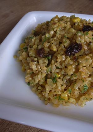 玄米炒飯☀スパイシーなコーンチャーハン-レシピのメイン写真