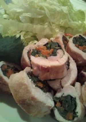 鳥胸肉の野菜巻き-レシピのメイン写真