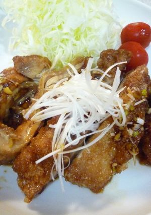 鶏モモ肉 からあげ ネギソース-レシピのメイン写真