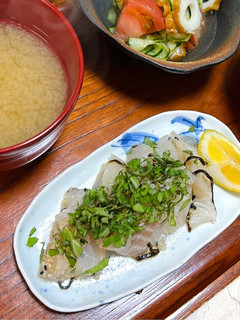 【健康介護】鯛の塩昆布しめ-レシピのメイン写真