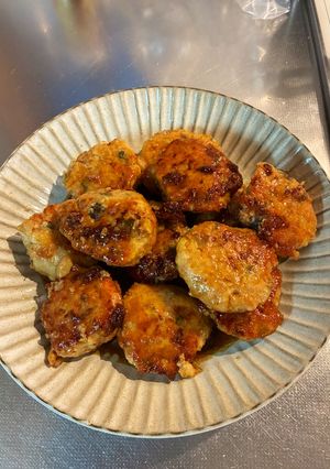 鶏のつくねバーグ-レシピのメイン写真