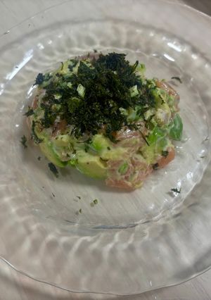 アボカドとサーモンの磯風味タルタル-レシピのメイン写真