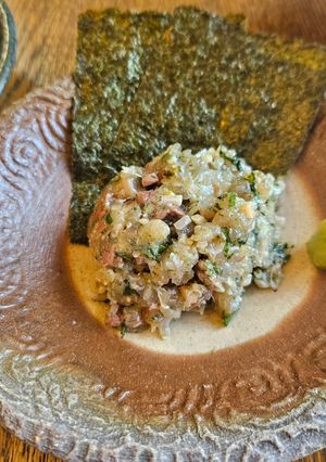 鮮魚と紅しょうがのなめろう-レシピのメイン写真