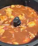 オートクッカーで手羽元のトマト無水カレー