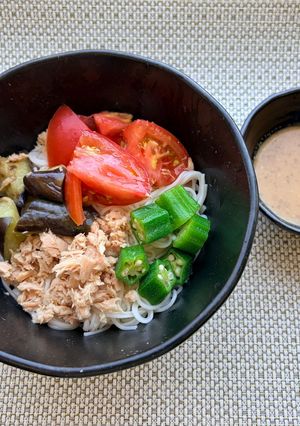 夏野菜そうめん-レシピのメイン写真