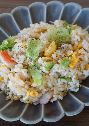 レタスチャーハン-レシピのメイン写真