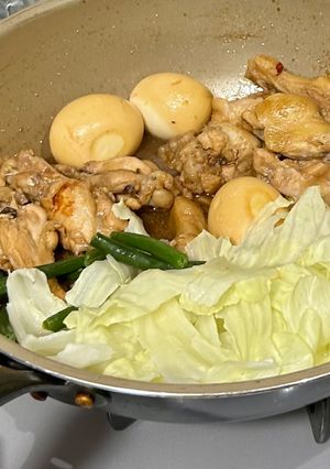 大皿料理◎フライパンで手羽元のサッパリ煮※黒酢入-レシピのメイン写真