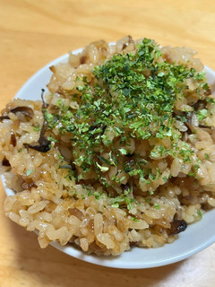 生姜と青のりでアレンジ♪2日目の炊込ご飯-レシピのメイン写真