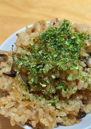 生姜と青のりでアレンジ♪２日目の炊込ご飯-レシピのメイン写真
