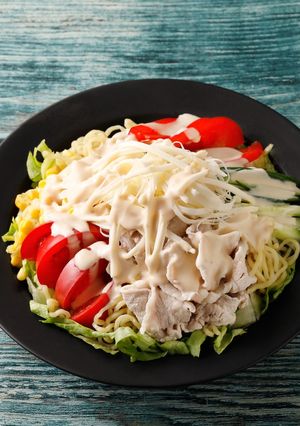 「さけるチーズ」のラーメンサラダ-レシピのメイン写真