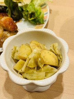 【レンジで】ポテトキャベツガーリック風味-レシピのメイン写真