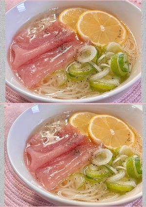 檸檬オイル素麺〜♡！-レシピのメイン写真