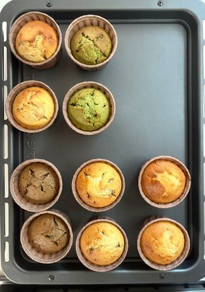 HMで作る5種マフィン 和風編-レシピのメイン写真
