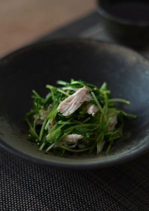 ささみと豆苗の柚子胡椒和え-レシピのメイン写真