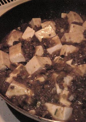 マーボー豆腐 in the ナス-レシピのメイン写真