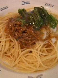 ツナとなめたけのおろしパスタ-レシピのメイン写真
