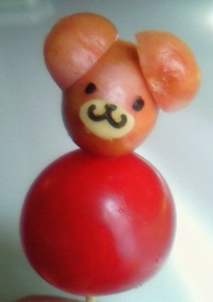キャラ弁に♪ウインナーでｸﾏCHAN-レシピのメイン写真