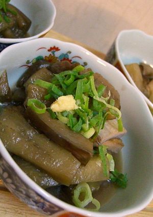 ✿なすの甘辛煮✿～おあげさん入りです-レシピのメイン写真