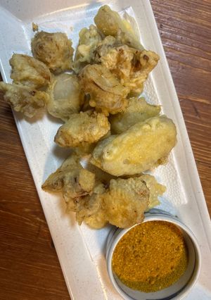 きく芋の天ぷらカレー塩-レシピのメイン写真