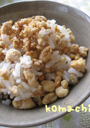 ヘルシー＆節約♥幼稚園の豆腐そぼろごはん-レシピのメイン写真