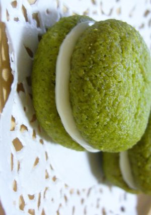 米粉で抹茶クッキー☆ホワイトチョコサンド-レシピのメイン写真
