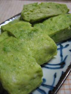グリーンな卵焼き♪-レシピのメイン写真