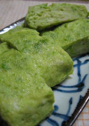 グリーンな卵焼き♪-レシピのメイン写真
