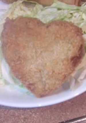 ♡カレー風味♡ハートのハムチーコロッケ♡-レシピのメイン写真