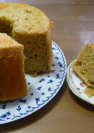 ノンオイルさつまいもシフォンケーキ♪-レシピのメイン写真