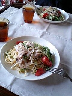 冷しゃぶサラダパスタ-レシピのメイン写真