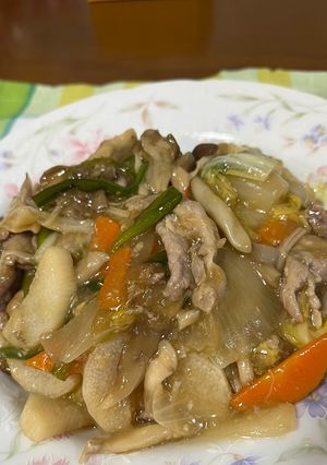 きのこたっぷり腸活あんかけ五目ご飯-レシピのメイン写真